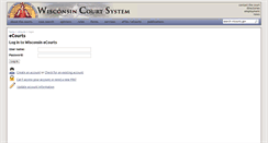 Desktop Screenshot of logon.wicourts.gov