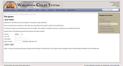 Desktop Screenshot of juror.wicourts.gov